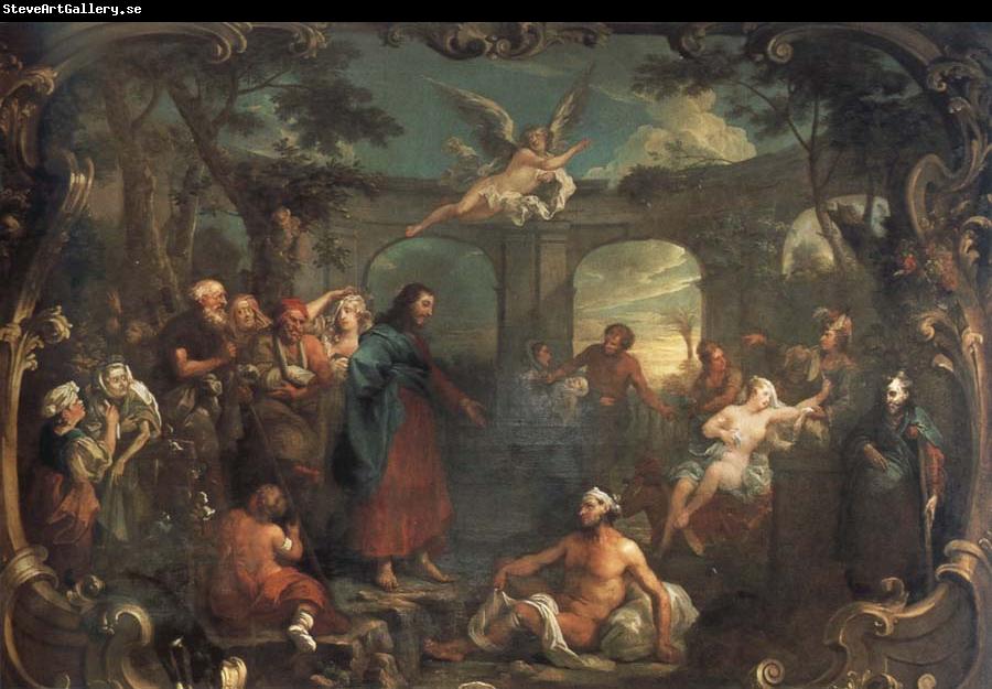 William Hogarth christ at the pool of bethesda
